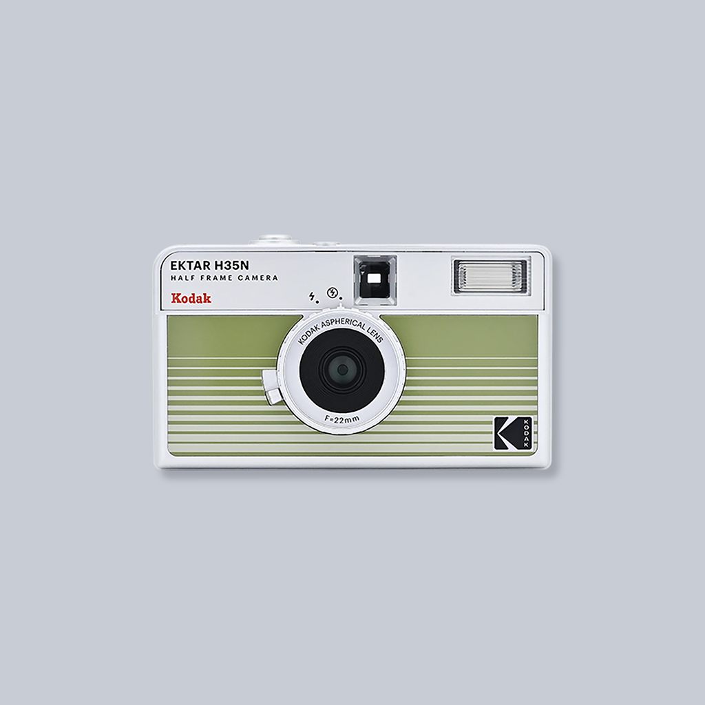 Kodak Ektar H35N Half Frame Kamera - Striped Green