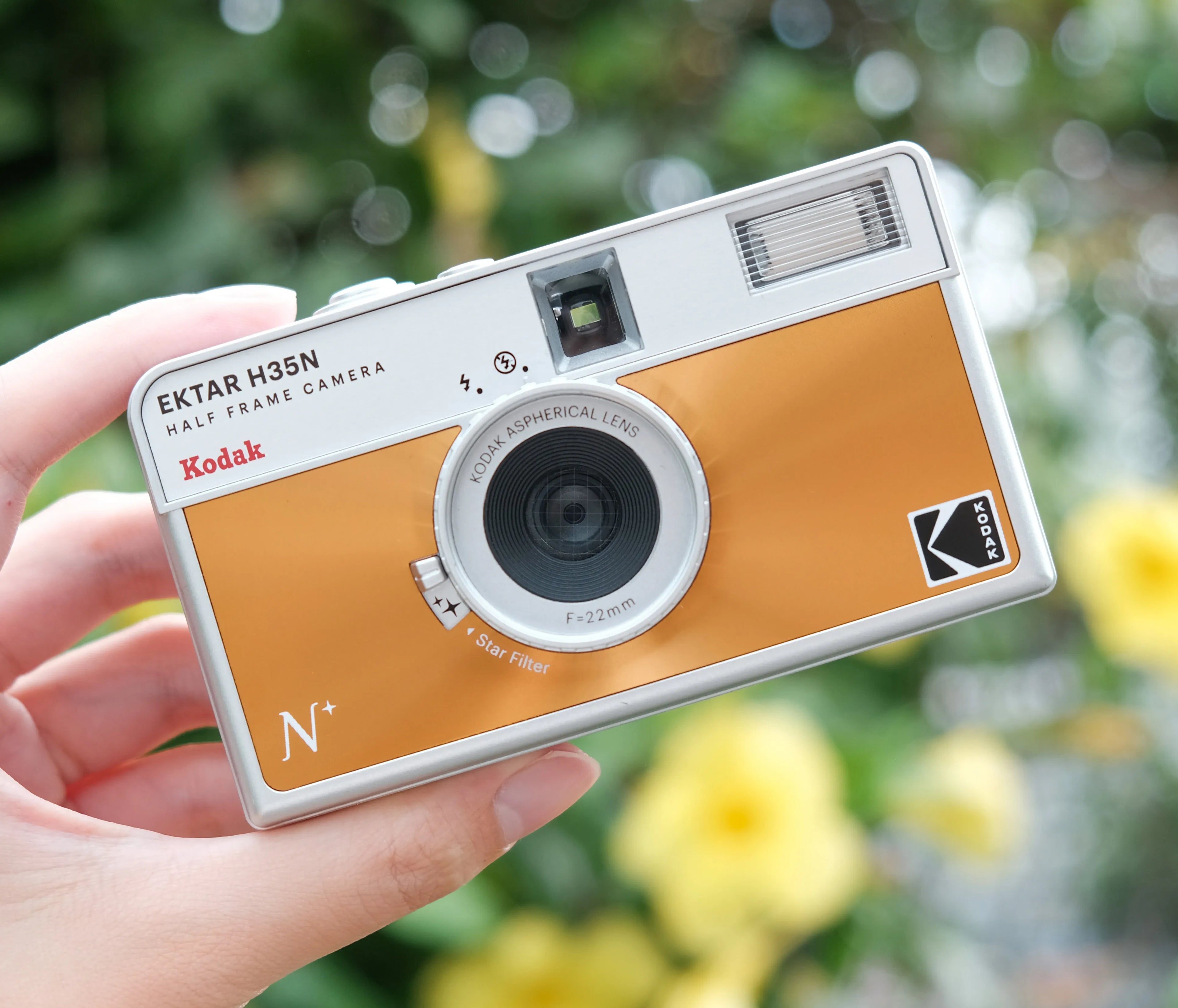Kodak Ektar H35N Half Frame Kamera - Glazed Orange