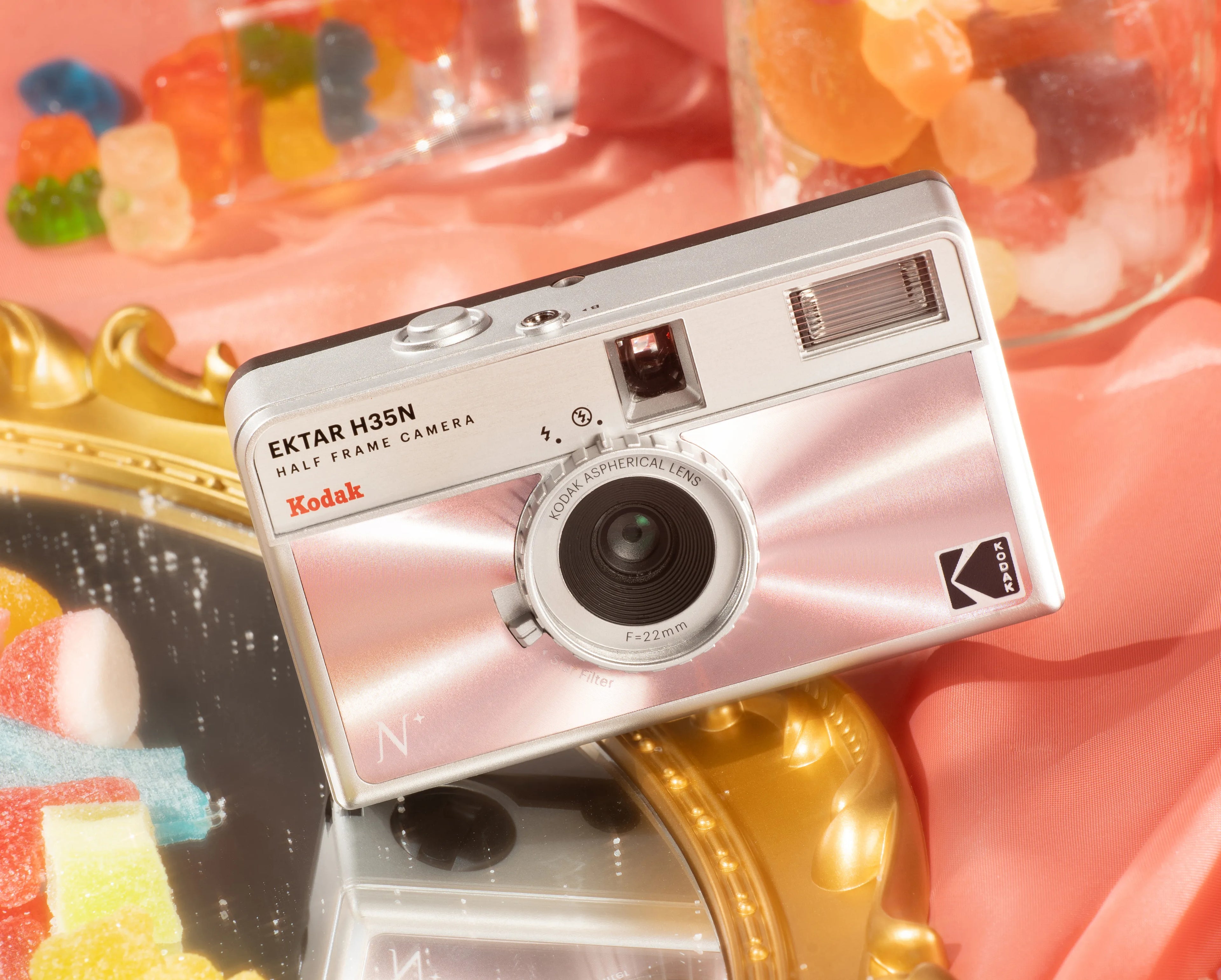 Kodak Ektar H35N Half Frame Kamera - Glazed Pink