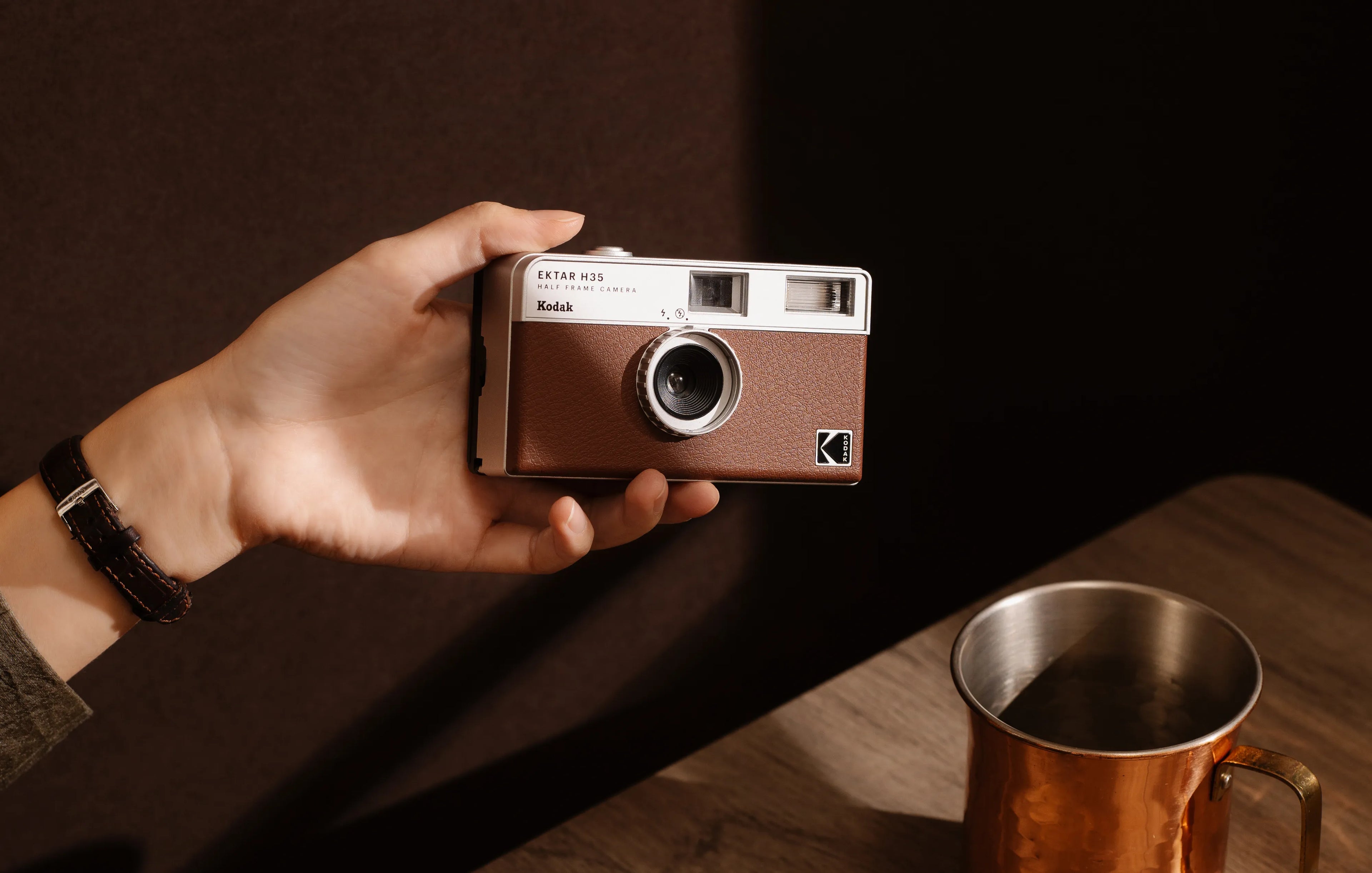 Kodak Ektar H35 Half Frame Kamera - Brown