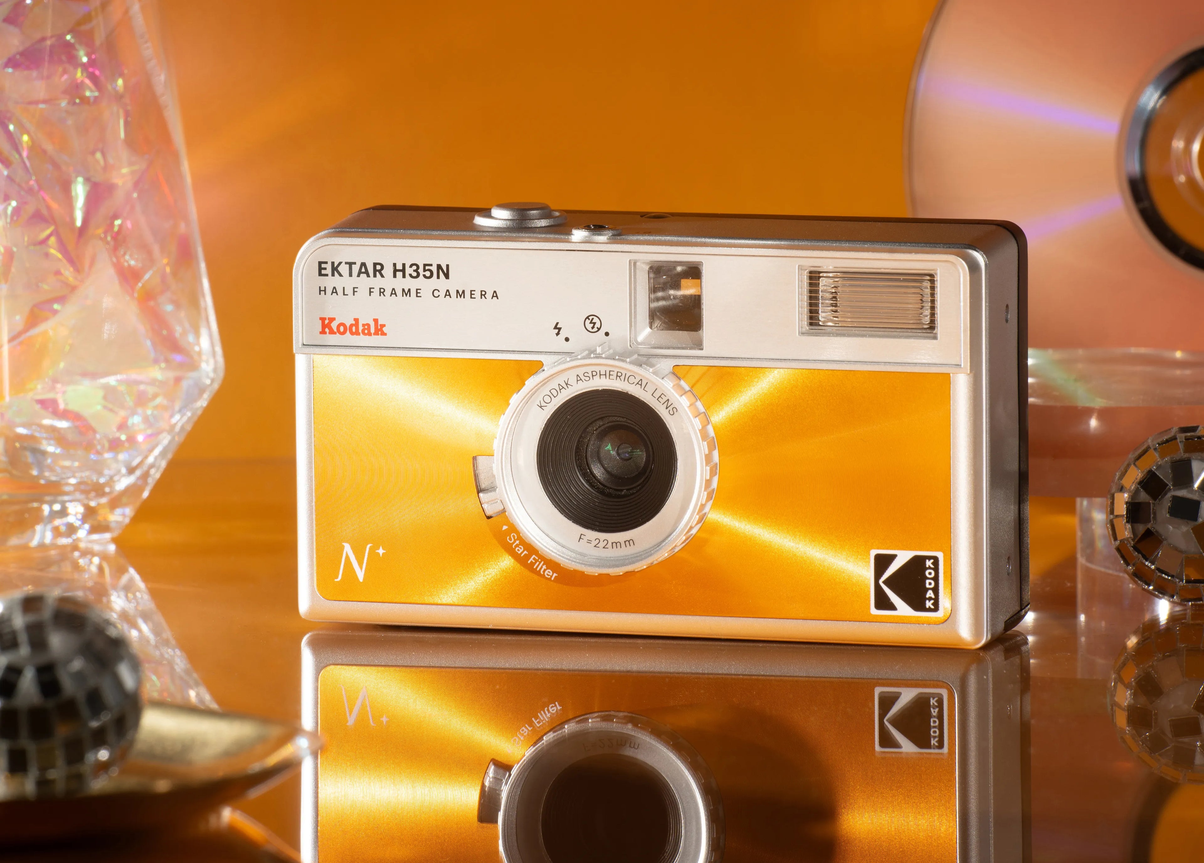 Kodak Ektar H35N Half Frame Kamera - Glazed Orange